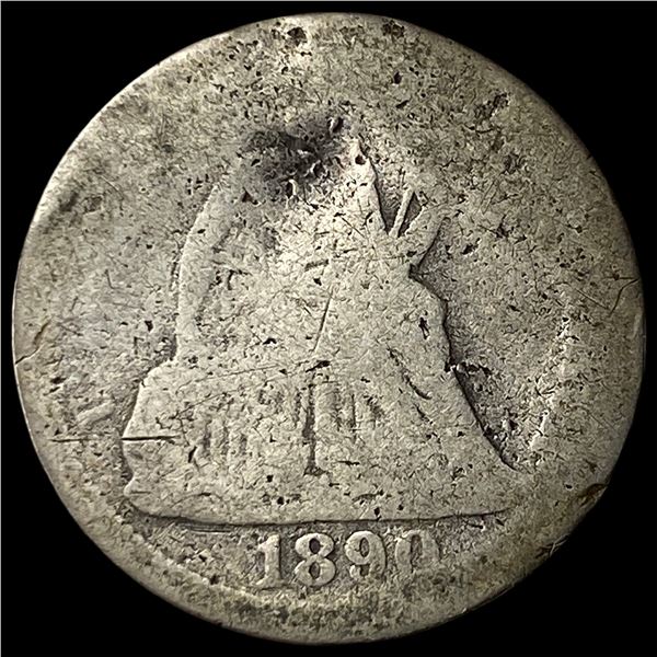 1890 Seated Liberty Dime NICELY CIRCULATED
