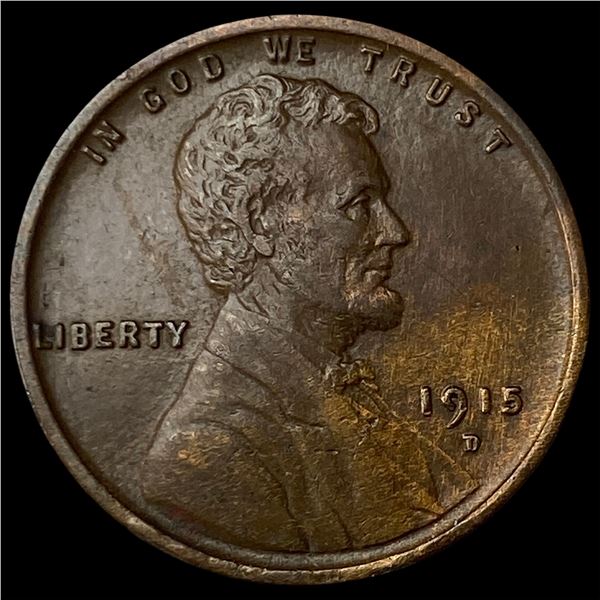 1915-D Lincoln Wheat Cent CLOSELY  UNCIRCULATED