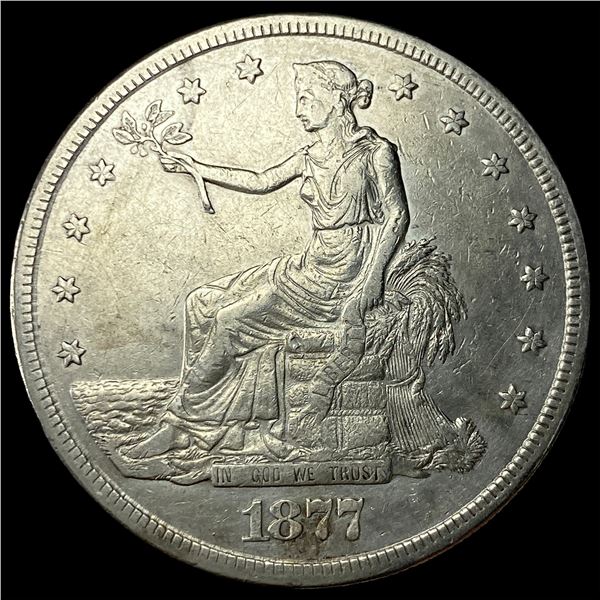 1877-S Silver Trade Dollar CLOSELY  UNCIRCULATED