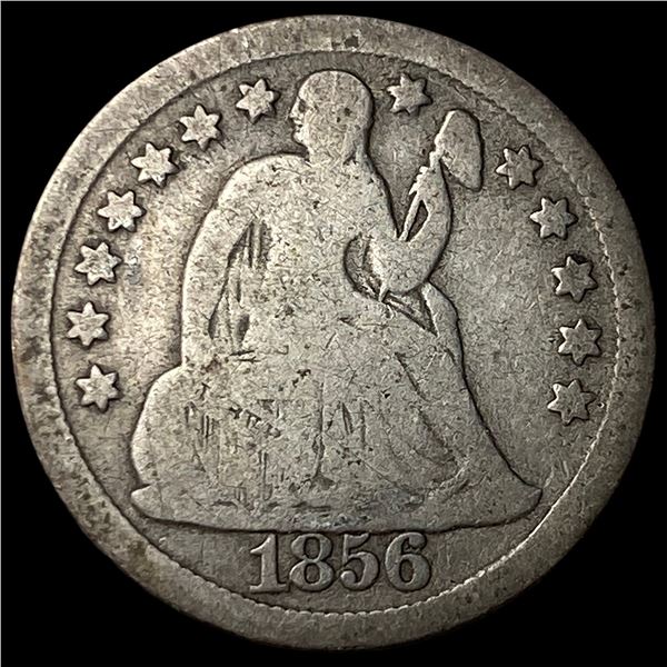 1856 Seated Liberty Dime NICELY CIRCULATED
