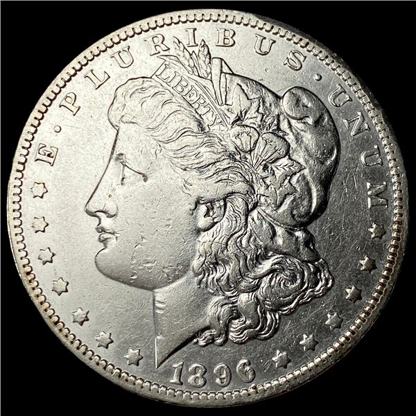 1896-O Silver Morgan Dollar ABOUT  UNCIRCULATED