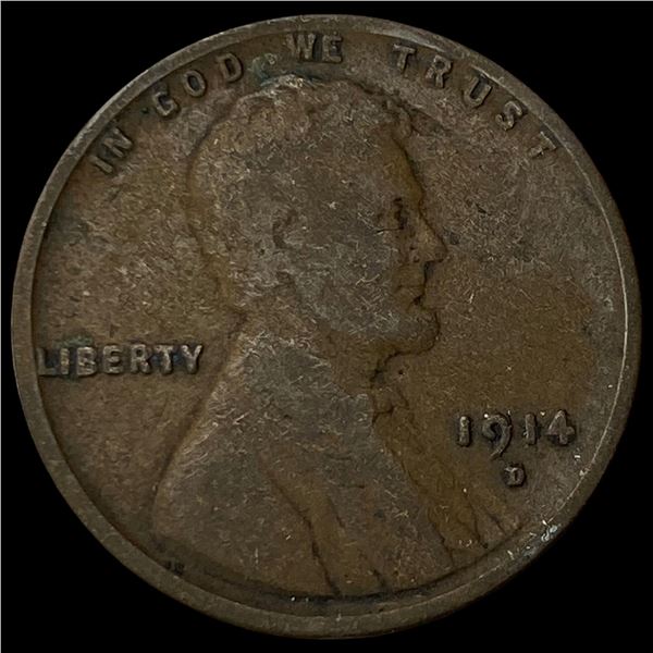 1914-D Lincoln Wheat Cent NEARLY UNCIRCULATED