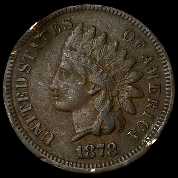 1878 Indian Head Cent NEARLY UNCIRCULATED