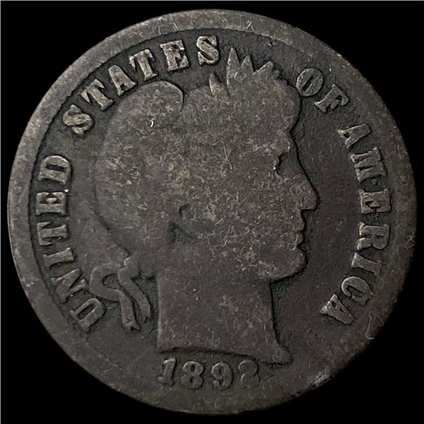 1892-O Silver Barber Dime NICELY CIRCULATED