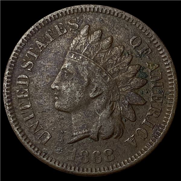 1868 Indian Head Cent LIGHTLY CIRCULATED