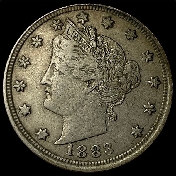 1883 Liberty Head Nickel (No Cents) NEARLY  UNCIRCULATED
