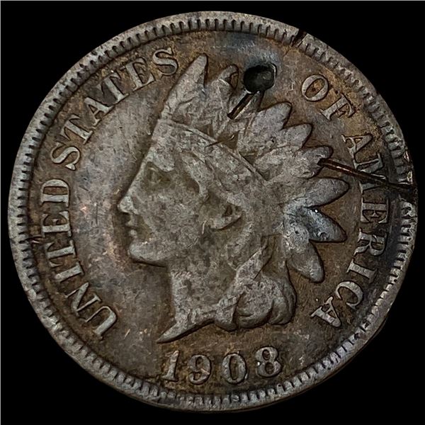 1908-S Indian Head Cent LIGHTLY CIRCULATED