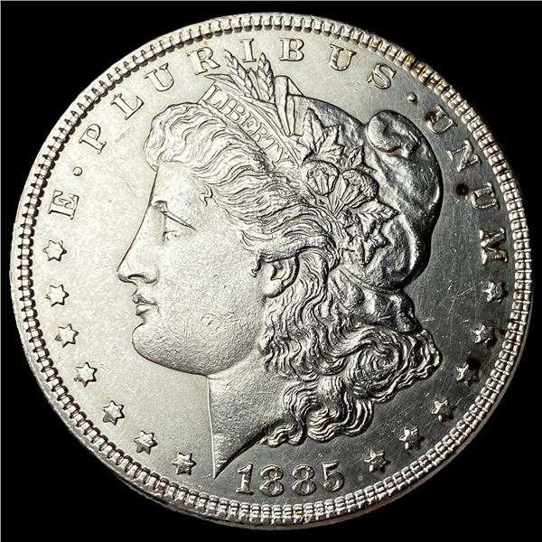 1885 Silver Morgan Dollar CLOSELY  UNCIRCULATED