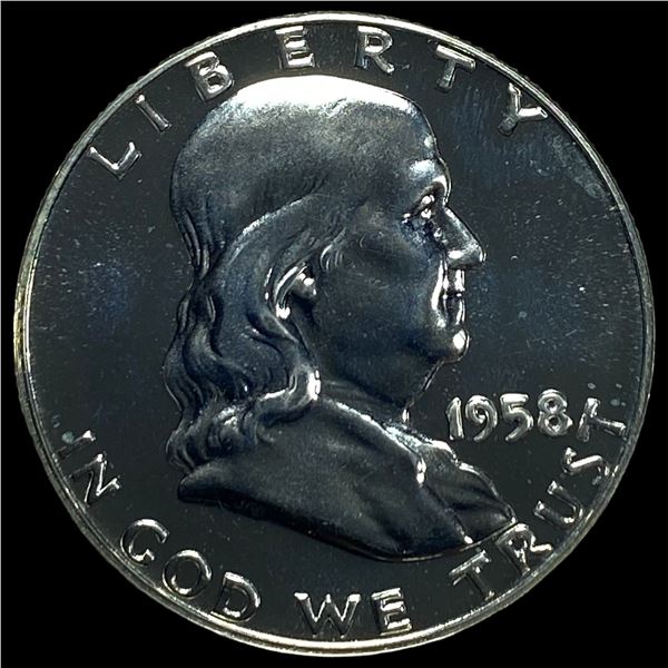 1958 Franklin Half Dollar GEM PROOF