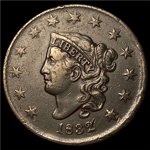 1832 Copper Large Cent NEARLY UNCIRCULATED