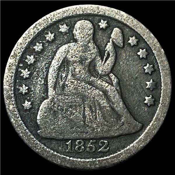 1852-O Silver Seated Liberty Dime LIGHTLY  CIRCULATED