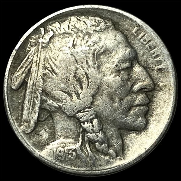 1913-S Buffalo Nickel Type 2 NEARLY  UNCIRCULATED