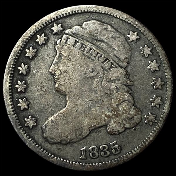 1835 Capped Bust Dime LIGHTLY CIRCULATED