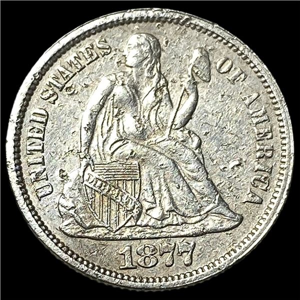 1877 Seated Liberty Dime UNCIRCULATED