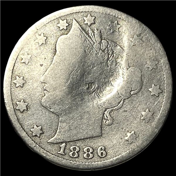 1886 Liberty Head Nickel HIGH GRADE