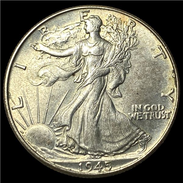 1945 Silver Walking Liberty Half Dollar  UNCIRCULATED