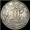 Image 2 : 1860 Silver Three-Cent Piece CLOSELY  UNCIRCULATED