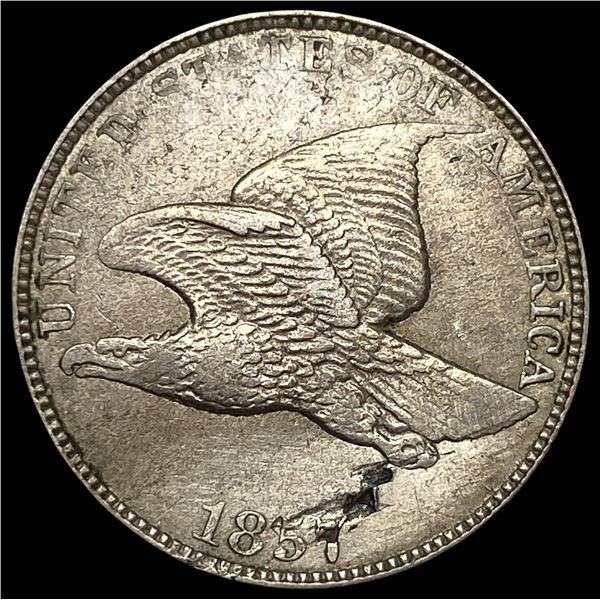 1857 Flying Eagle Cent LIGHTLY CIRCULATED