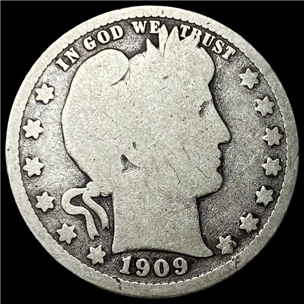 1909-D Barber Silver Quarter NICELY  CIRCULATED