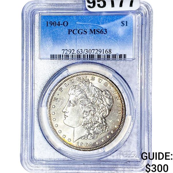 1904-O Morgan Silver Dollar PCGS MS63