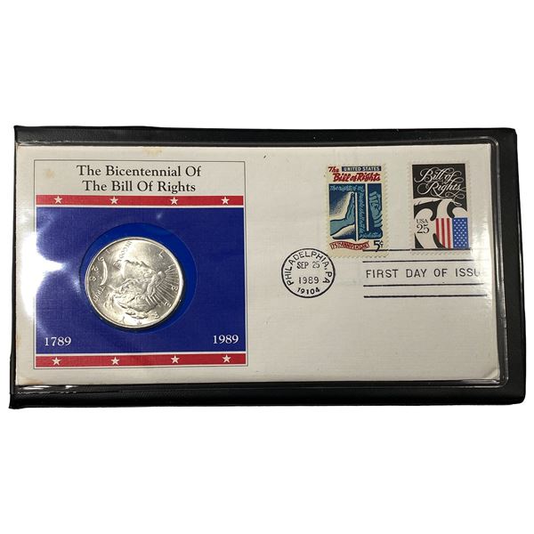 1928 Bicentennial of Bill of Rights Silver Peace $1