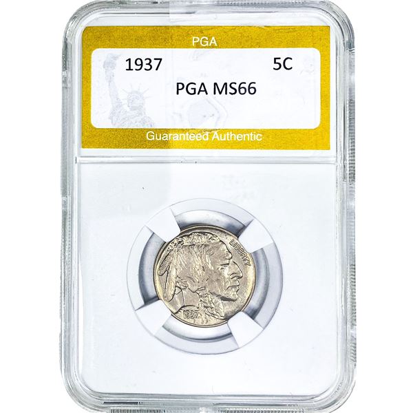 1937 Buffalo Nickel PGA MS66