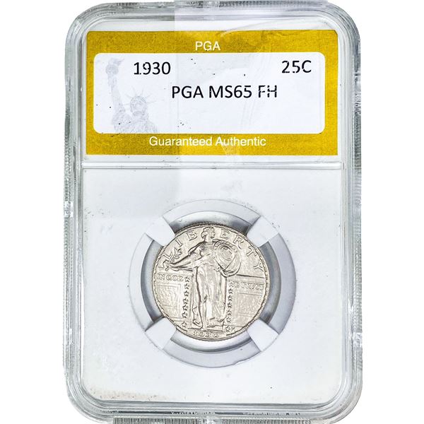 1930 Standing Liberty Quarter PGA MS65 FH