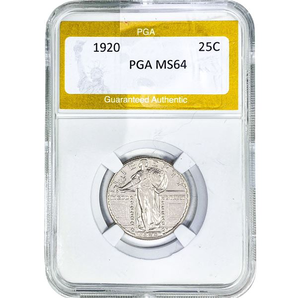 1920 Standing Liberty Quarter PGA MS64