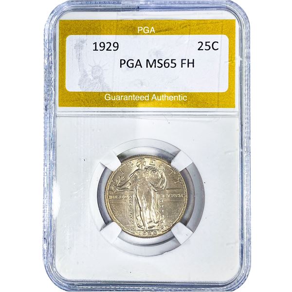 1929 Standing Liberty Quarter PGA MS65 FH