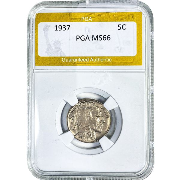 1937 Buffalo Nickel PGA MS66