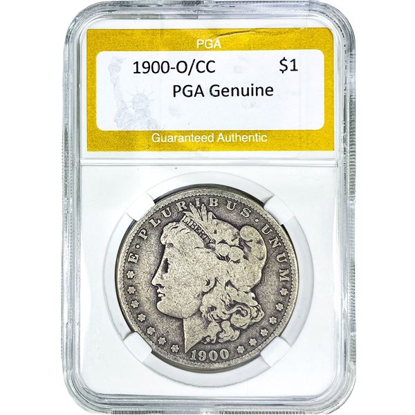 1900-O/CC Morgan Silver Dollar PGA Genuine