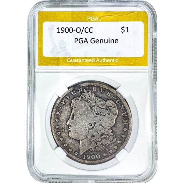 1900-O/CC Morgan Silver Dollar PGA Genuine