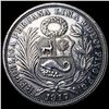 Image 2 : 1917 FG JR Peru Silver 1/2 Sol