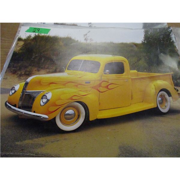 COLLECTABLE:  BUNDLE OF 1940 FORD PICK-UP POSTERS