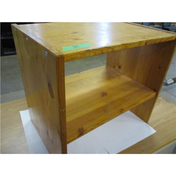PINE SHELF TABLE