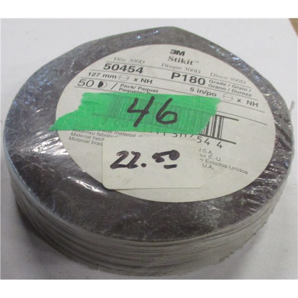 5" SANDING DISCS (APPROX. 50)