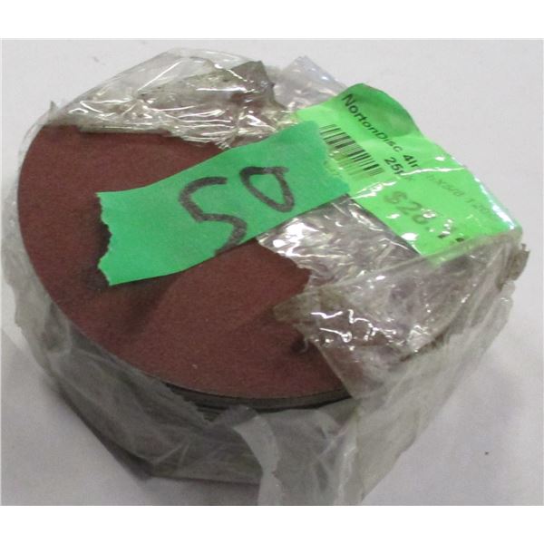 4" SANDING DISCS (APPROX. 25)