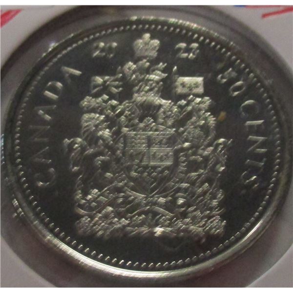 2023 PROOF CAMEO CANADA HALF DOLLAR