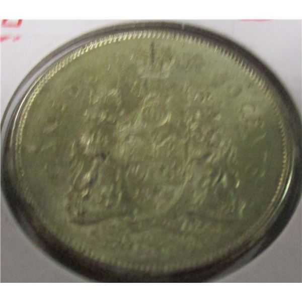 1964 CANADA SILVER HALF DOLLAR