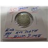 Image 5 : 1915 KEY DATE CANADA SILVER DIME