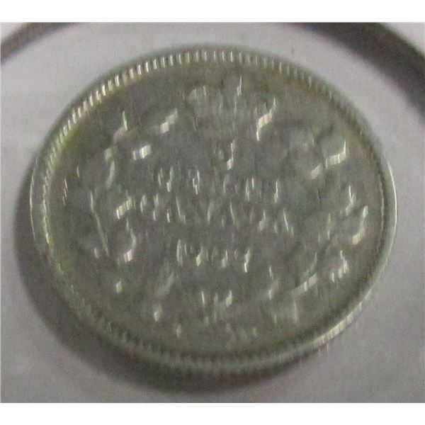 1902 CANADA KING EDWARD VII SILVER FIVE CENT