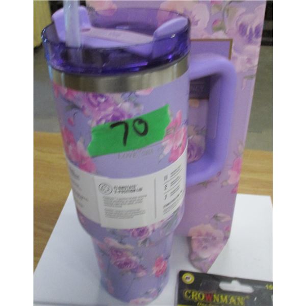 FREIGHT DAMAGE (AS IS):  FLAT C/W STANLEY THERMOS MUG, FUSES, DRILL CHUCK, ETC