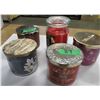 Image 1 : 5 LARGE CANDLES