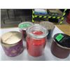 Image 4 : 5 LARGE CANDLES