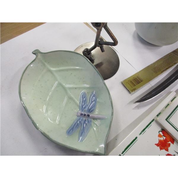 FILLETING KNIFE, TEAPOT, HOT SPOTS, ETC