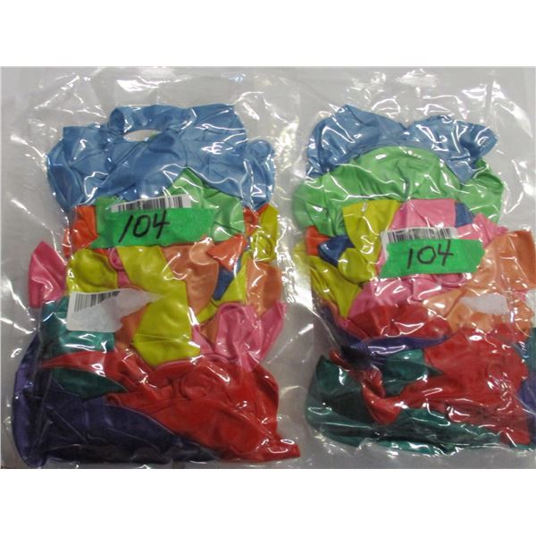 AMAZON RETURN (AS IS):  2 BAGS OF BALLOONS