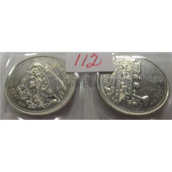 1999 CH/BU MAY & JUNE MILLENIUM CANADA QUARTER SET