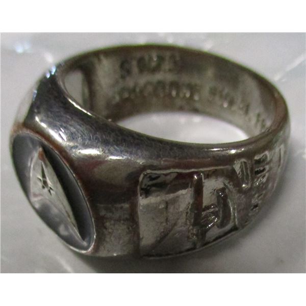 SILVER RING STAMPED 925 (SIZE 10.5)