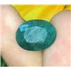 Image 1 : Oval Mixed Cut Loose Natural Emerald, 5.64 ct