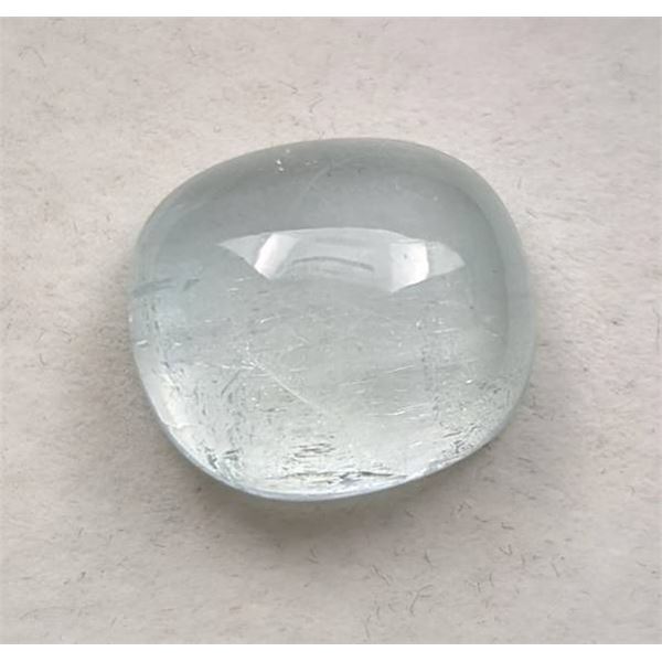 27.40ct Natural Skardu Aquamarine Oval Cabochon